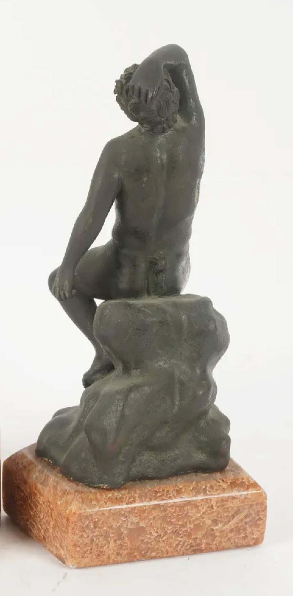 AW11-022: Late 19th Century Grand Tour Patinated Bronze Figure of Sleeping Faun After Antiquity From Villa of the Papyri, Herculaum National Archaeological Museum, Napoli