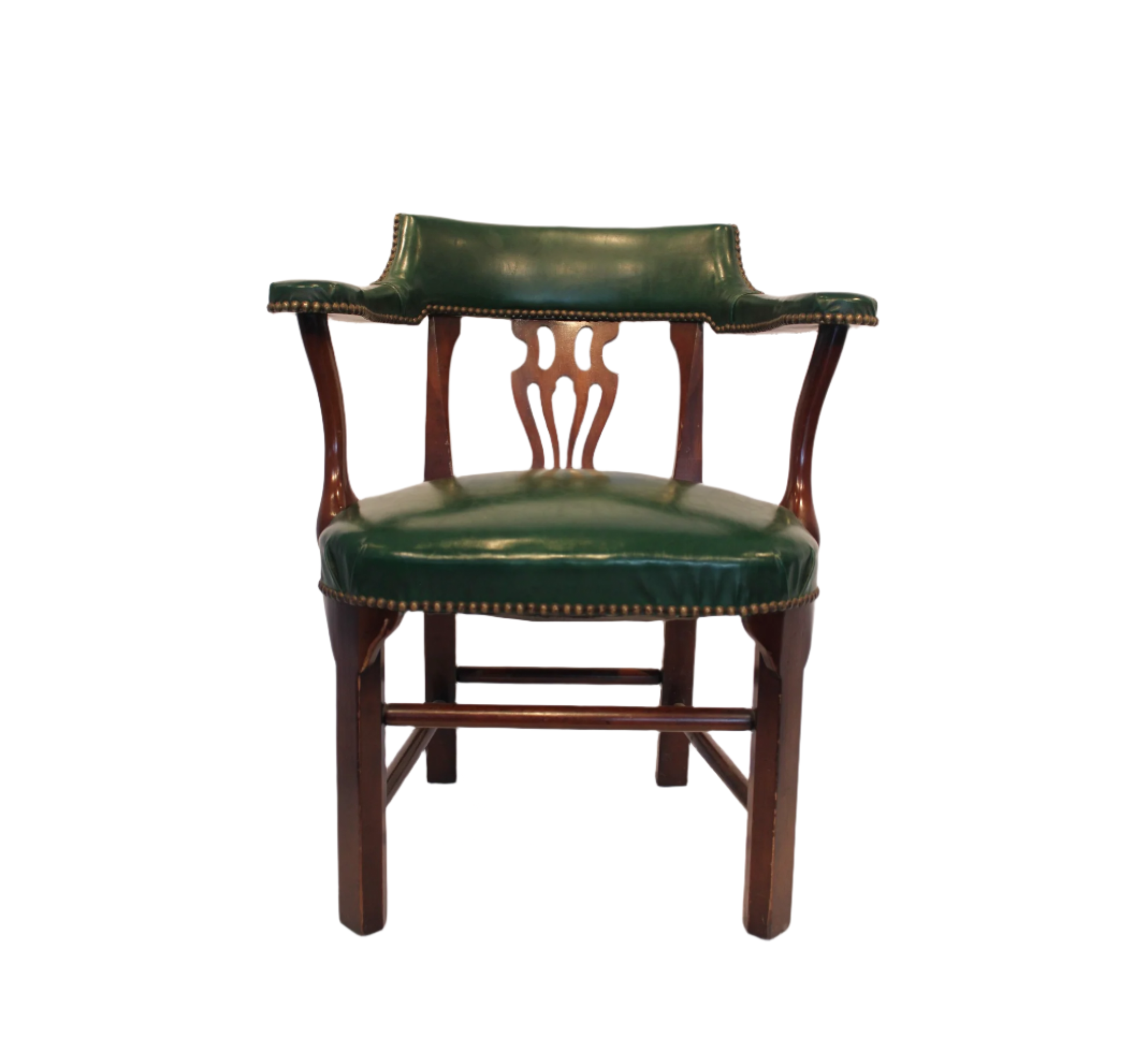 English Georgian Mahogany Arm Chair | Work of Man