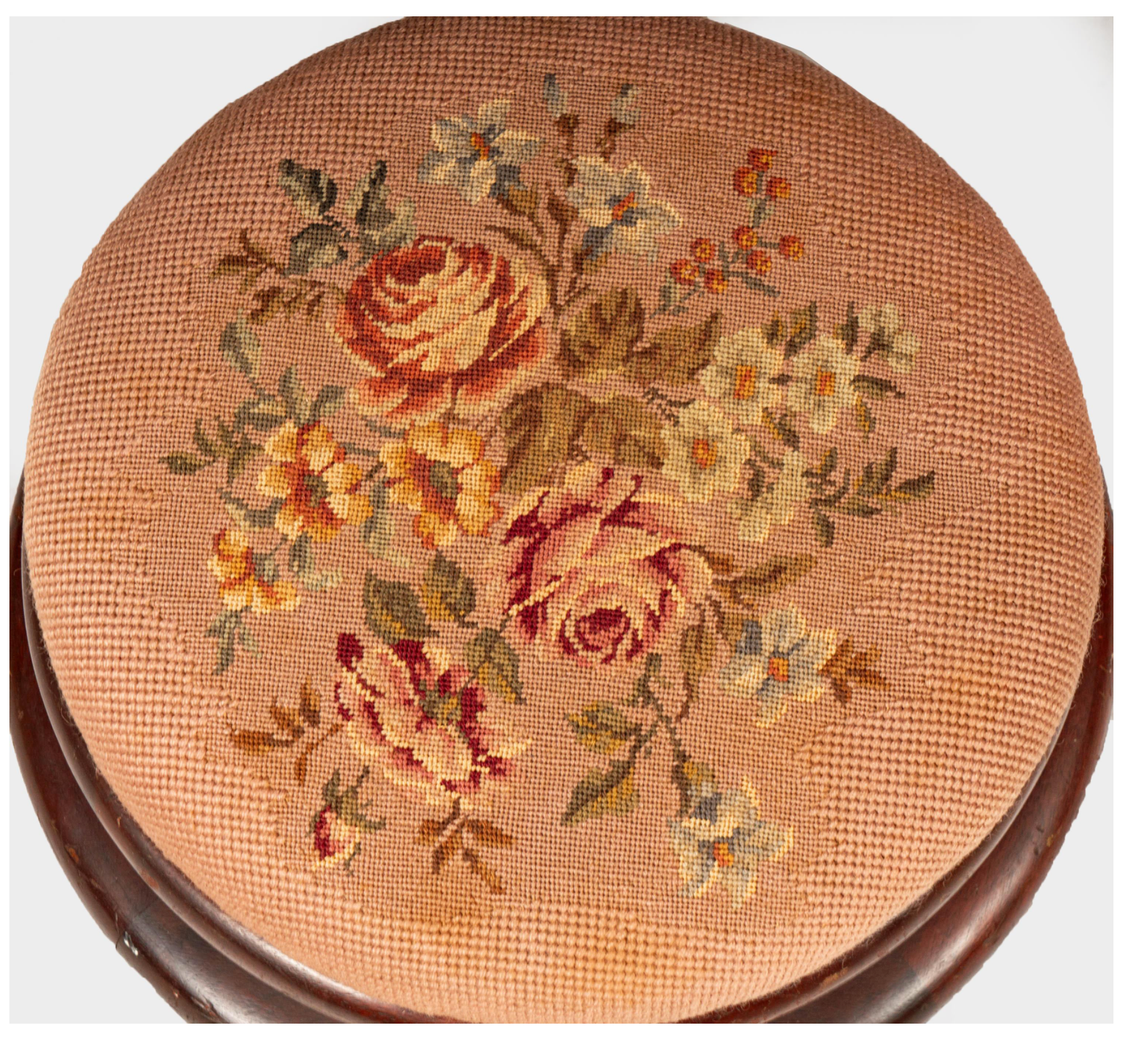 AF2-429: Antique His & Hers Pair Carved Walnut Victorian Style Parlor Chairs Early 20th Century