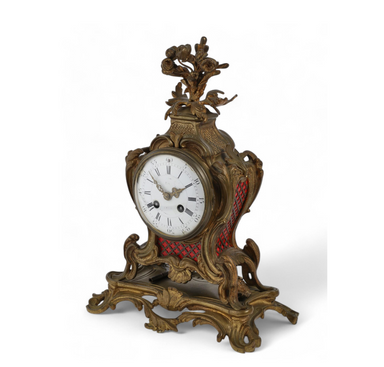 Antique Louis XV Bronze Mantle Clock S. Marti Late 19the Century | Work of Man