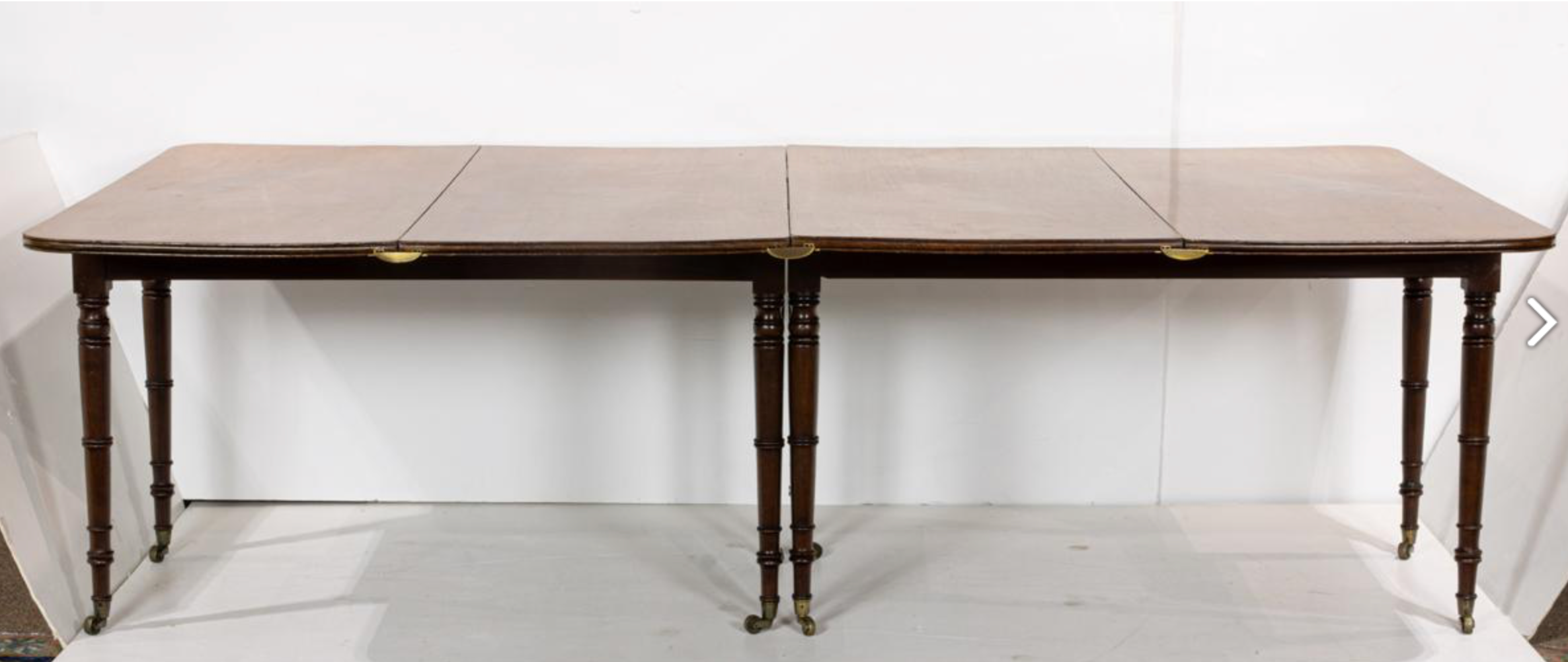 AF1-436: Antique English Regency Dining Table Early 19th Century