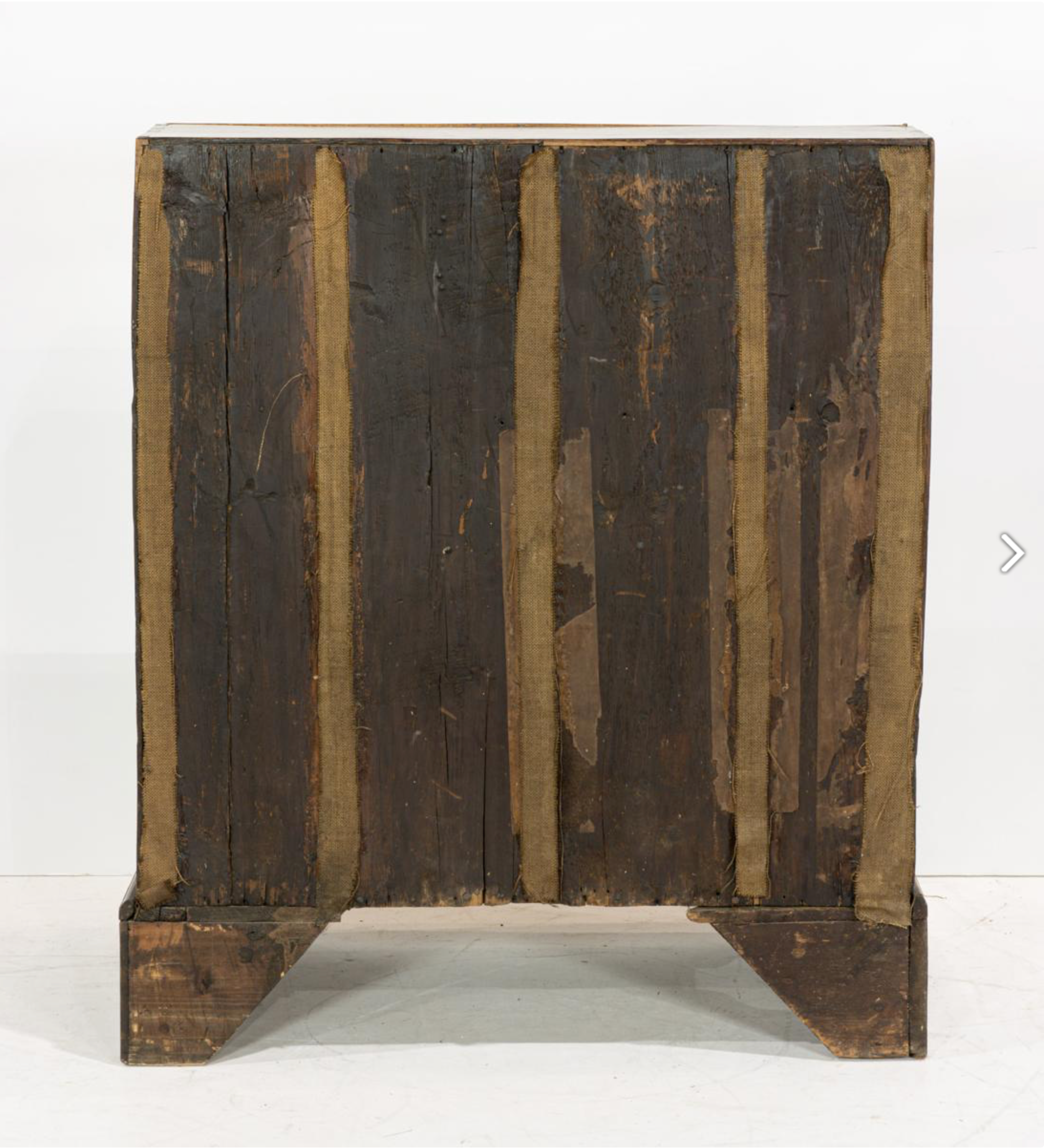 AF5-047: Antique George III Quarter Sawn Oak Slant Front Desk Late 18th Century