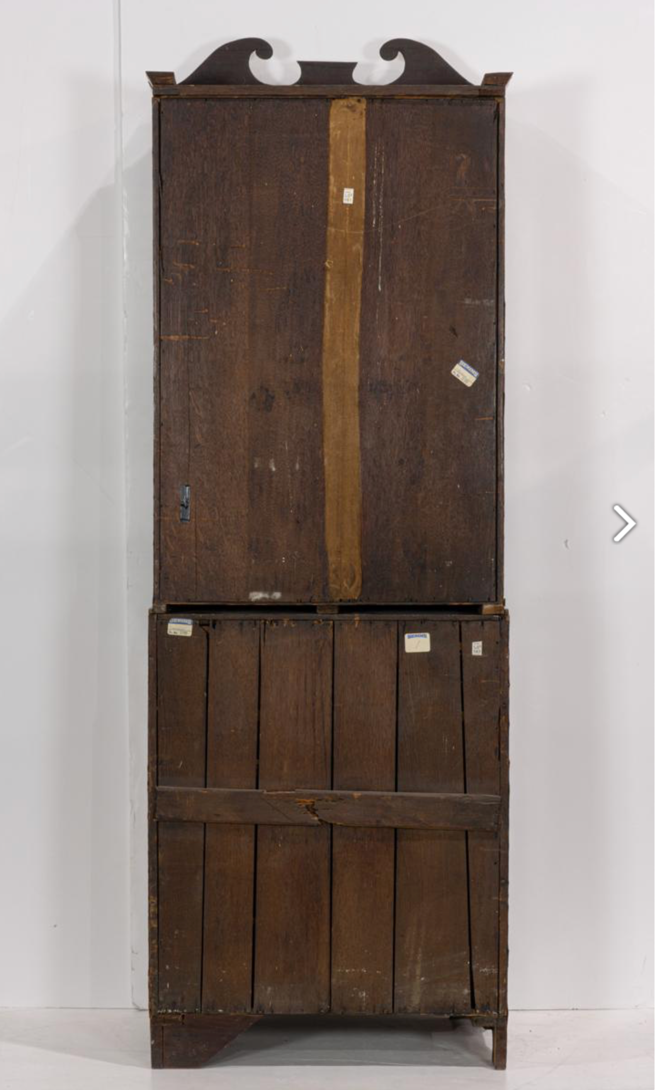 AF5-048: Antique American Federal Satinwood Inlay Secretary Late 18th Century