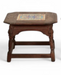 Antique American Arts & Crafts Tile Topped Side Table Circa 1900  | Work of Man