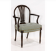 Antique Set of Four Early 20th Century Georgian Mahogany Arm Chairs | Work of Man