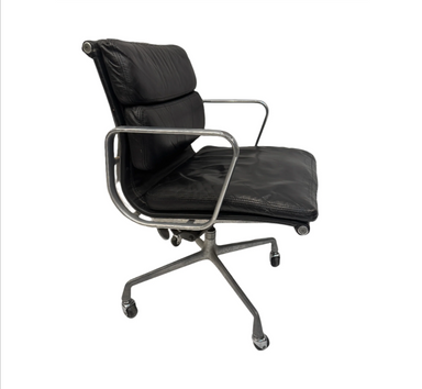 Original Herman Miller Aluminum Eames Soft Pad Group Management Executive Desk Chair Circa 1983 | Work of Man