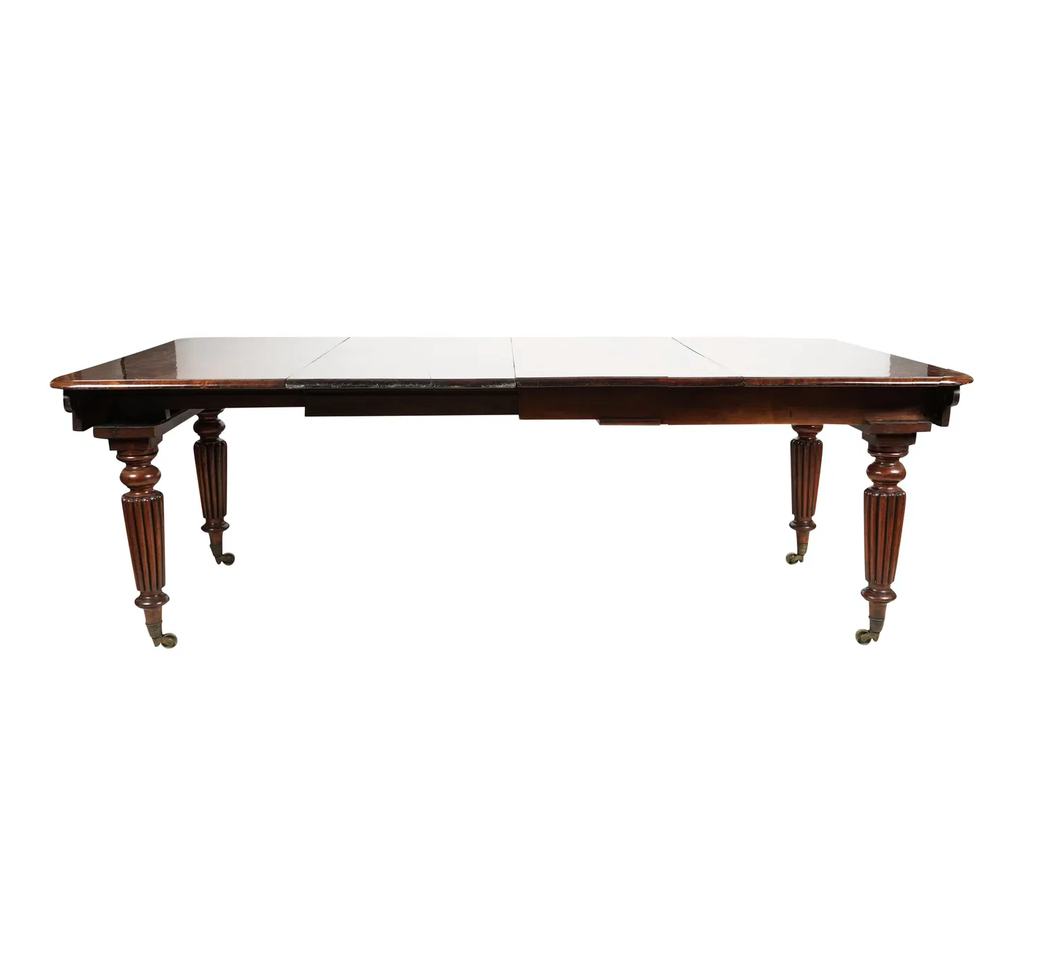 Antique English Victorian Mahogany Extension Dining Table | Work of Man