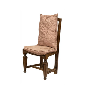 AF2-278: Antique Early 19th Century French Provincial Walnut Childs Chair With Rush Seat