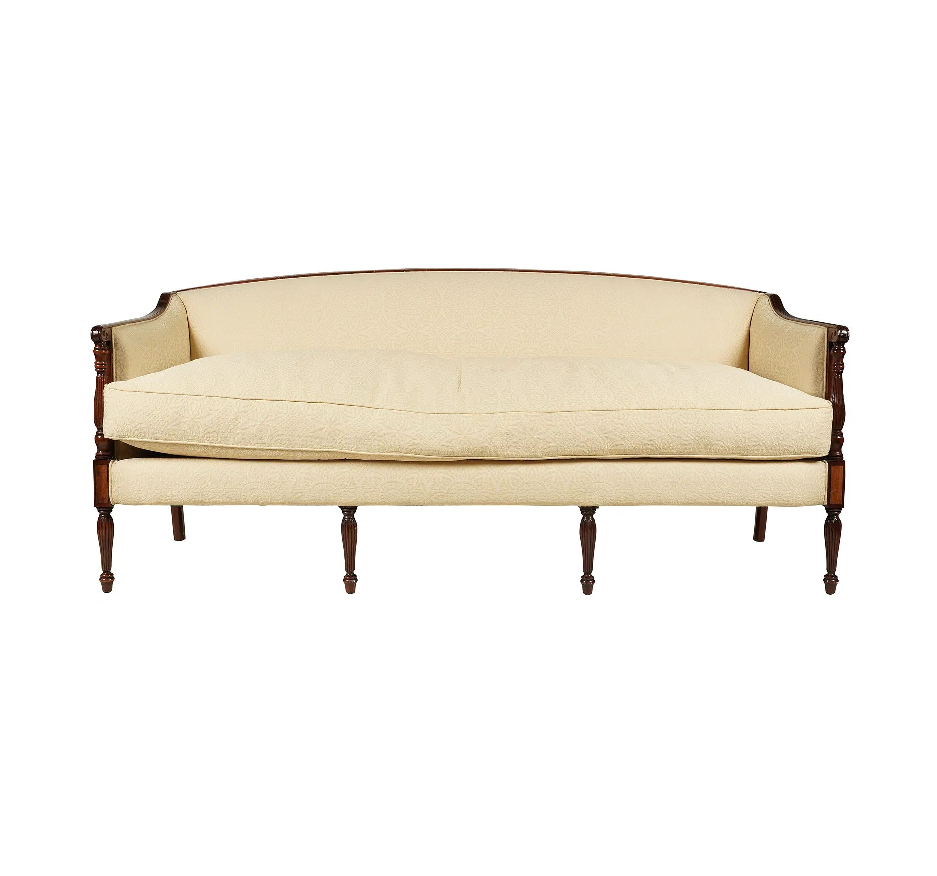 Antique Sheraton Mahogany Sofa Circa 1800 | Work of Man