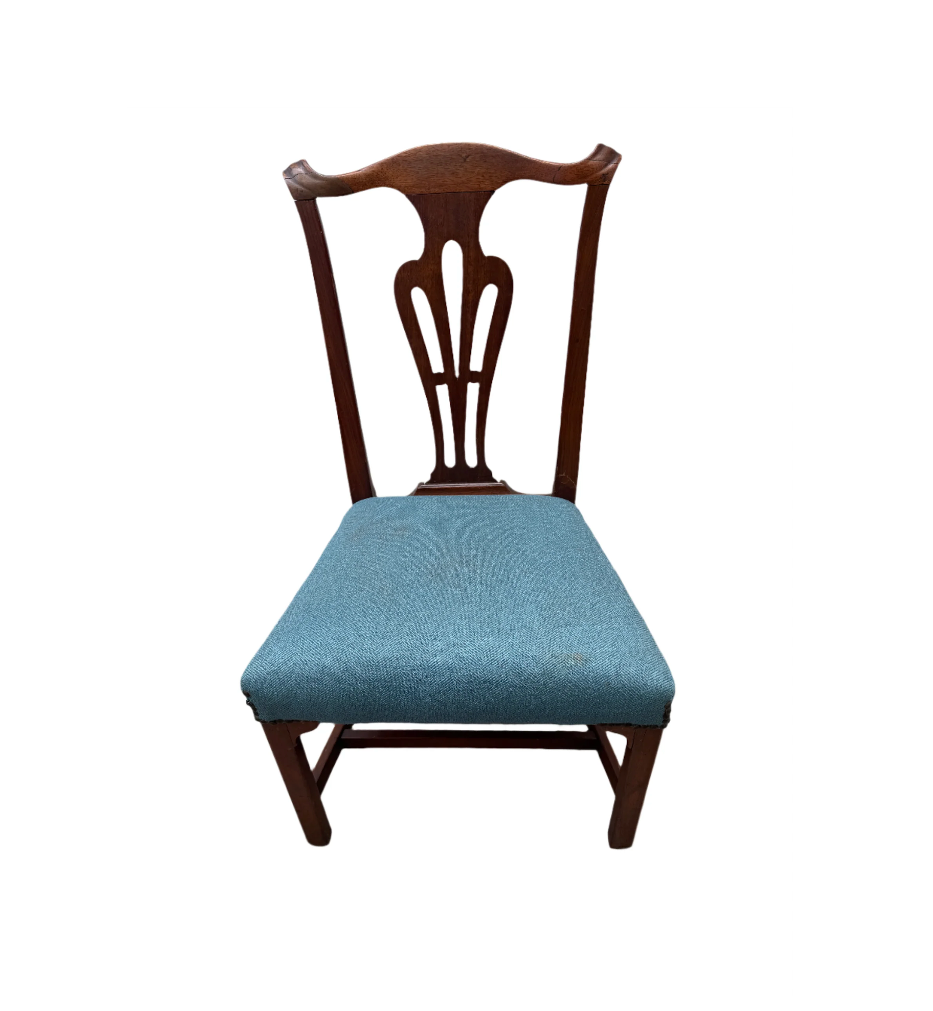 Antique American Chippendale Mahogany Side Chair Circa 1800 | Work of Man