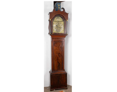 Antique Georgian Mahogany Tall Case Clock Early 19th Century | Work of Man
