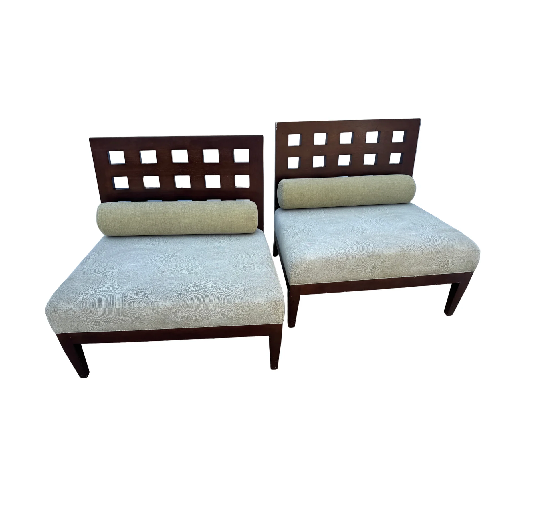 Vintage Custom Pair of Lounge Chairs by Royal Custom Designs Late 20th Century | Work of Man