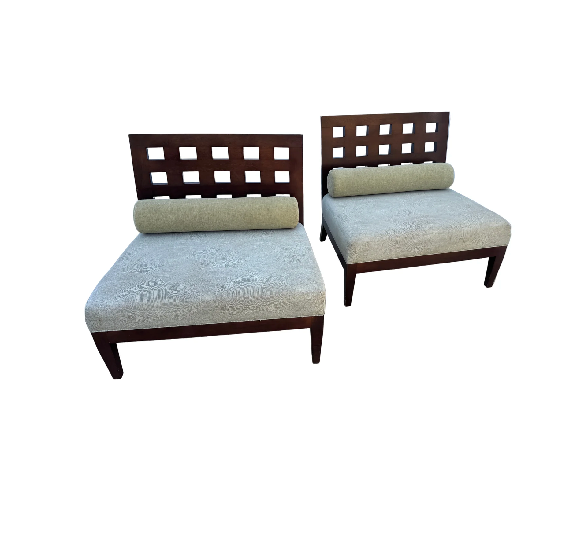 AF2-099: Vintage Custom Pair of Lounge Chairs by Royal Custom Designs Late 20th Century