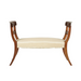 Antique American Federal Mahogany Foot Bench | Work of Man