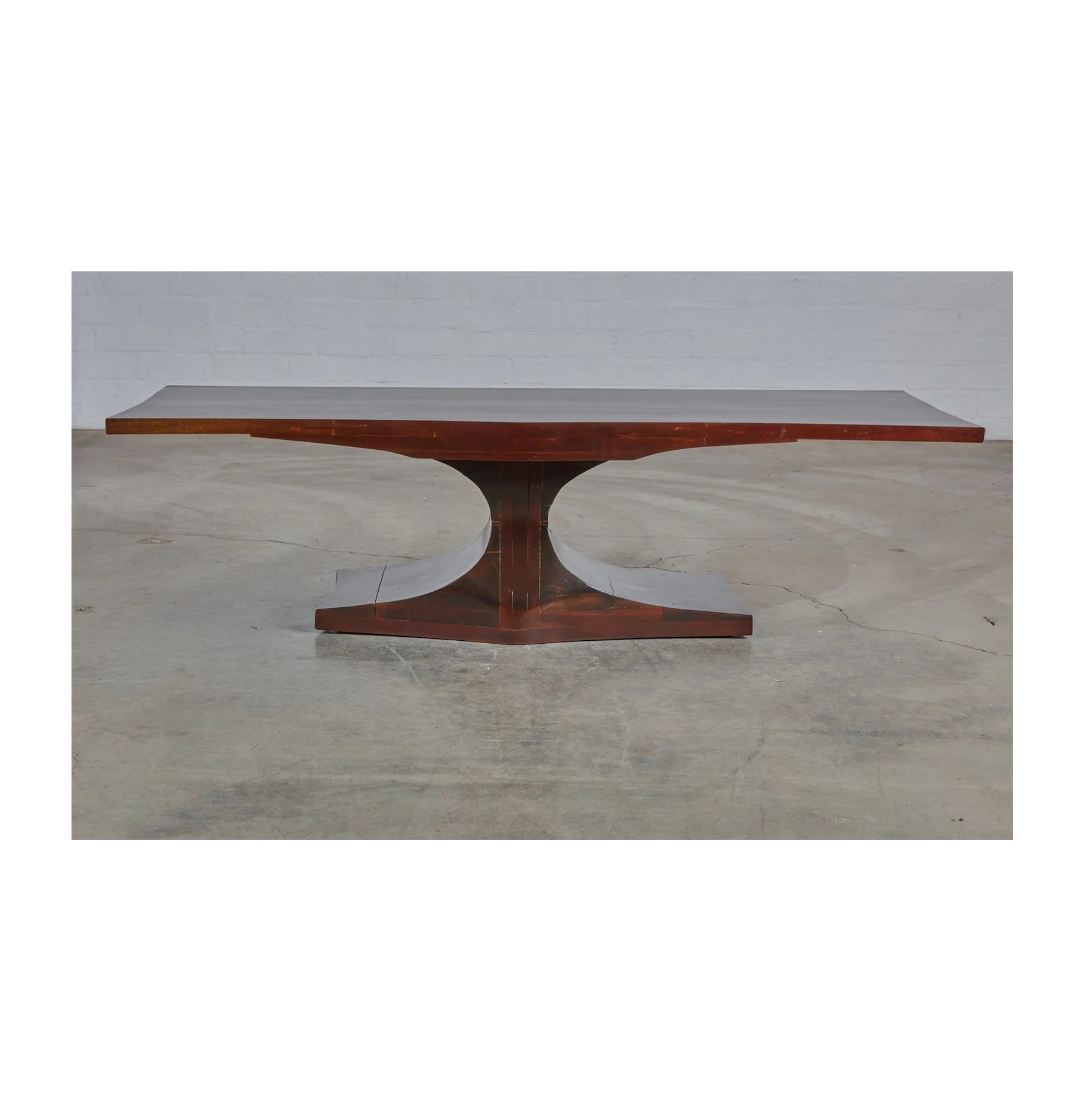 Mid 20th Century Modernist Hardwood Coffee Table | Work of Man
