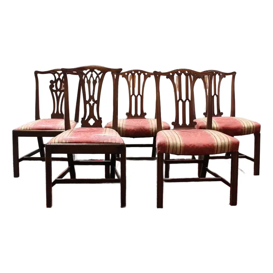 antique-chippendale-mahogany-side-chairs | Work of Man