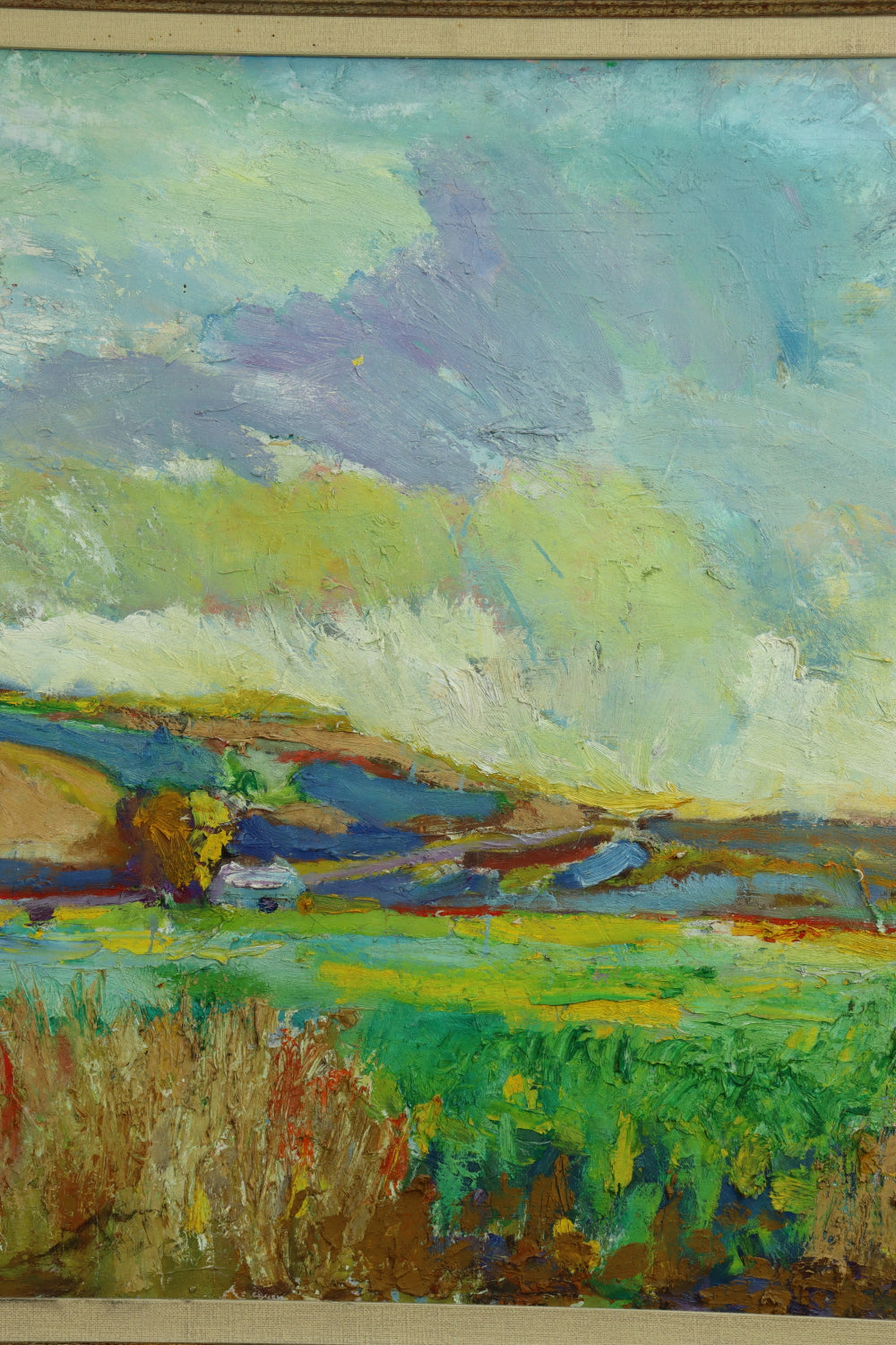 AW372: Gary Lundblad Swanton Valley (N of Santa Cruz) Oil on Canvas