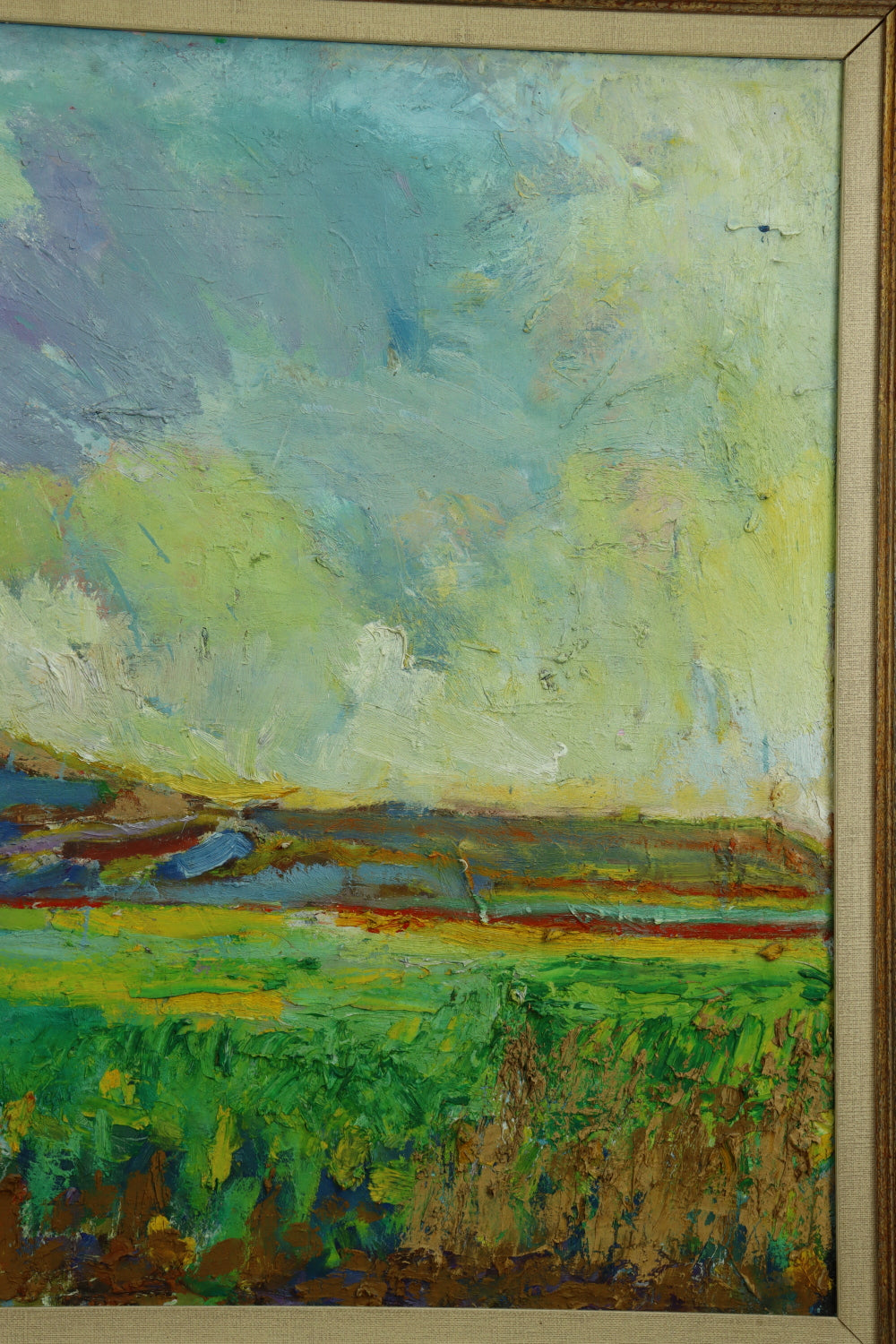 AW372: Gary Lundblad Swanton Valley (N of Santa Cruz) Oil on Canvas