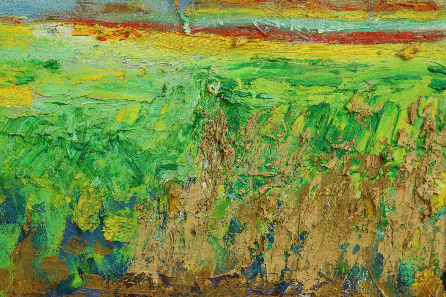 AW372: Gary Lundblad Swanton Valley (N of Santa Cruz) Oil on Canvas