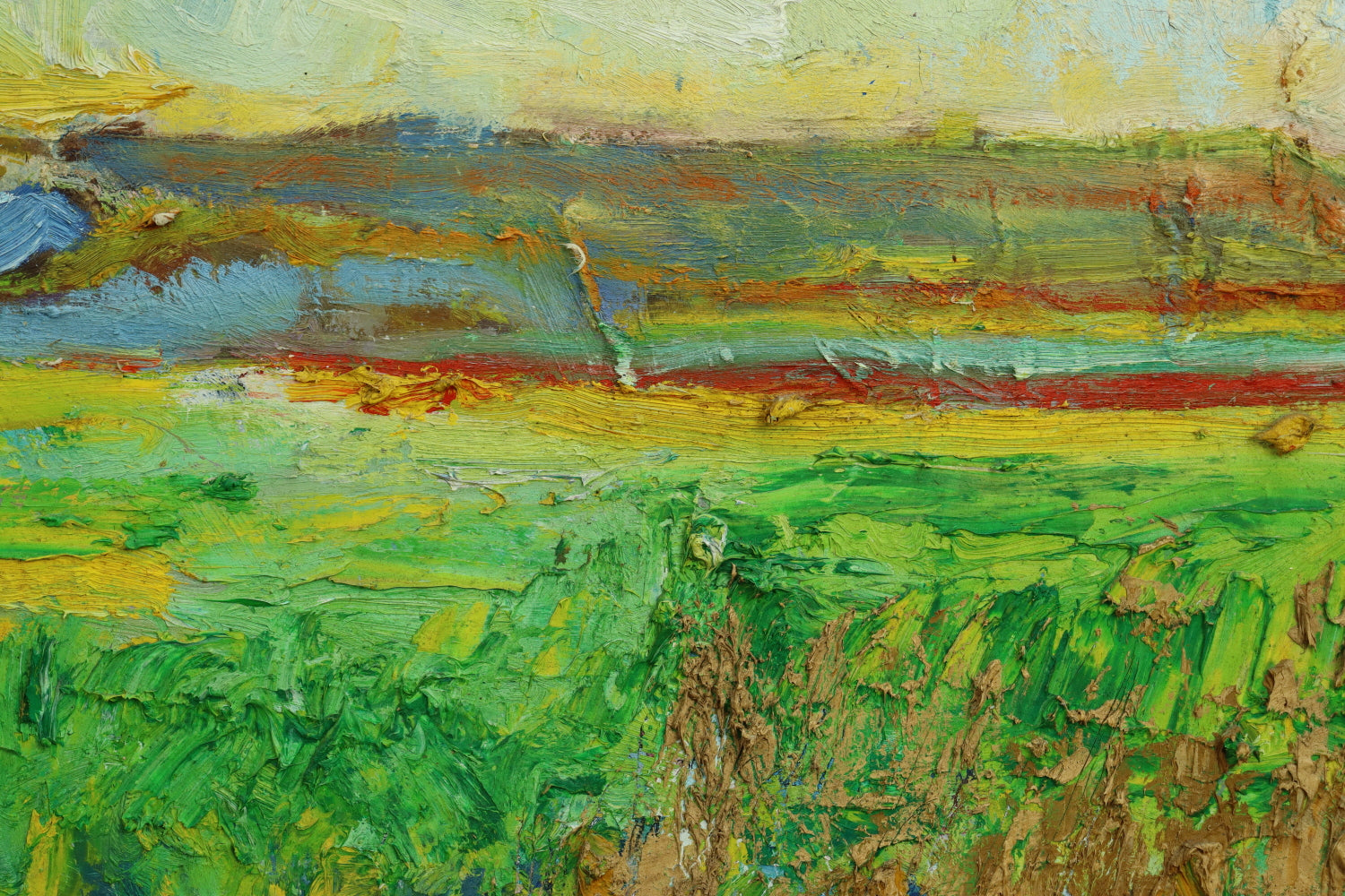 AW372: Gary Lundblad Swanton Valley (N of Santa Cruz) Oil on Canvas