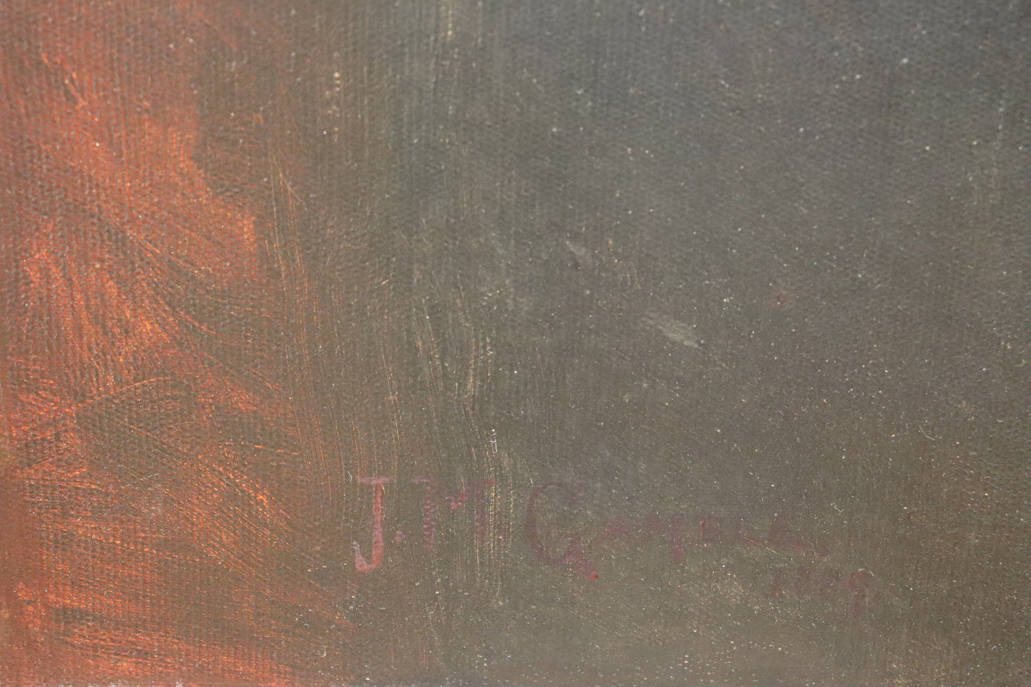 AW421: John Marshall Gamble - Pair of 19th C Portraits - Oil on Canvas