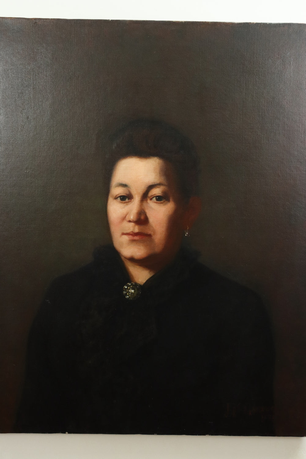 AW421: John Marshall Gamble - Pair of 19th C Portraits - Oil on Canvas