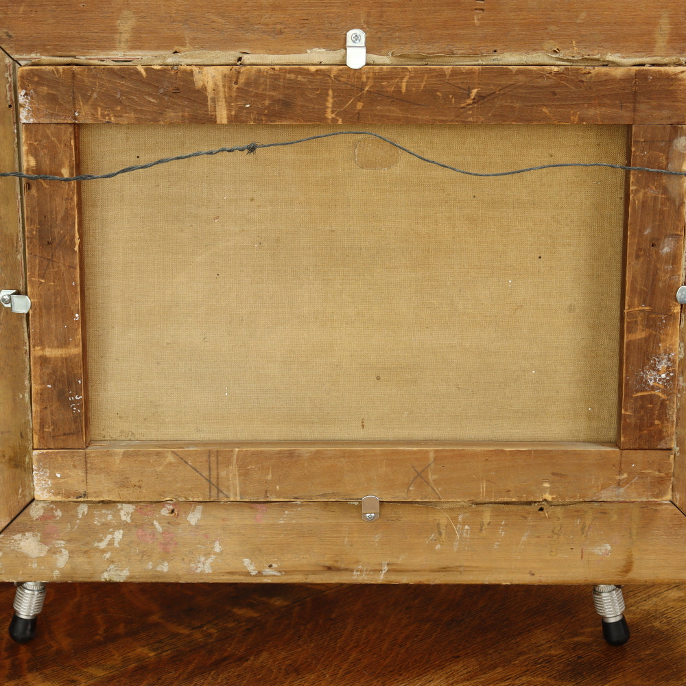 AW552: Hudson River Valley (American) School - River Landscape in Period Frame - Oil on Canvas