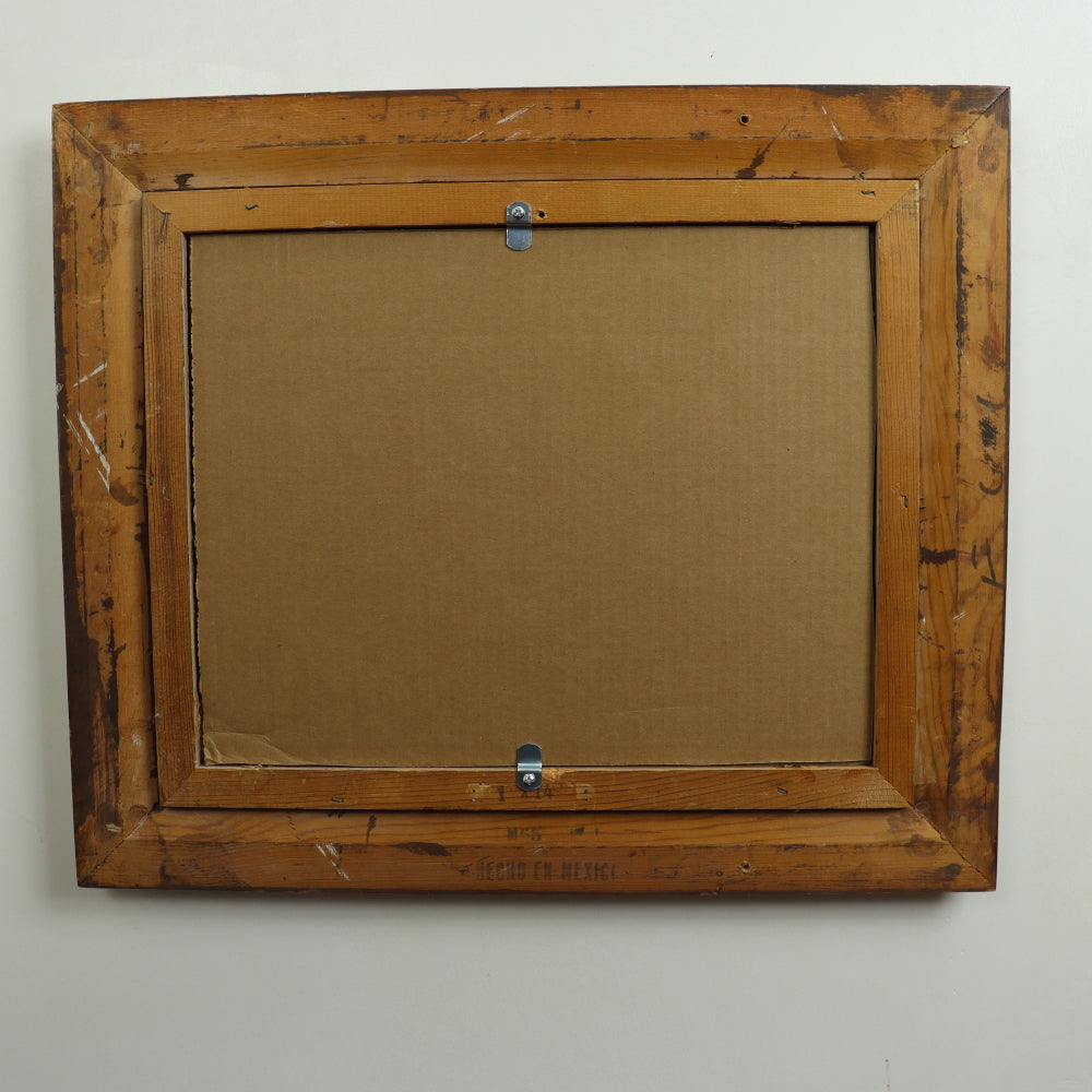 AW3-100: Mid 20th Century Cubist Still Life Painting - Illegibly Signed "Autey" - Tempura on Paper