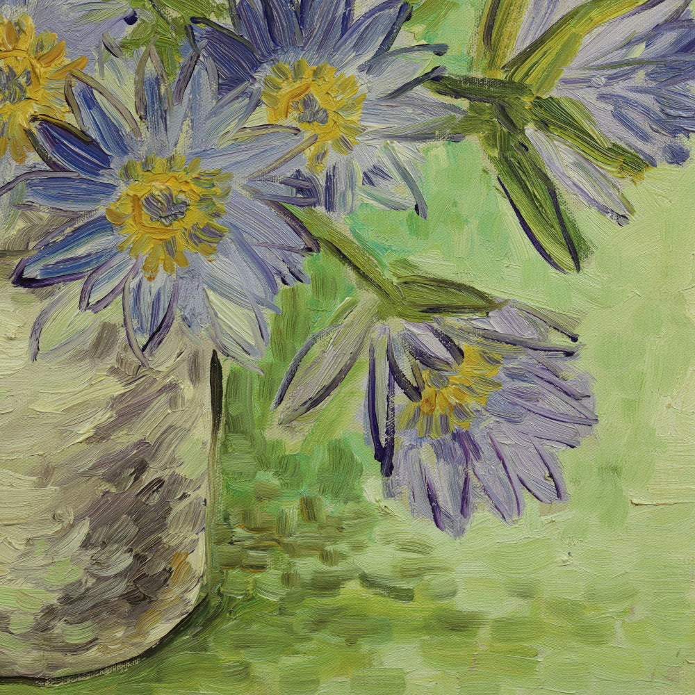 AW565: Mid 20th Century Impressionist Flower Still Life - Signed “Vralato" - Oil on Canvas