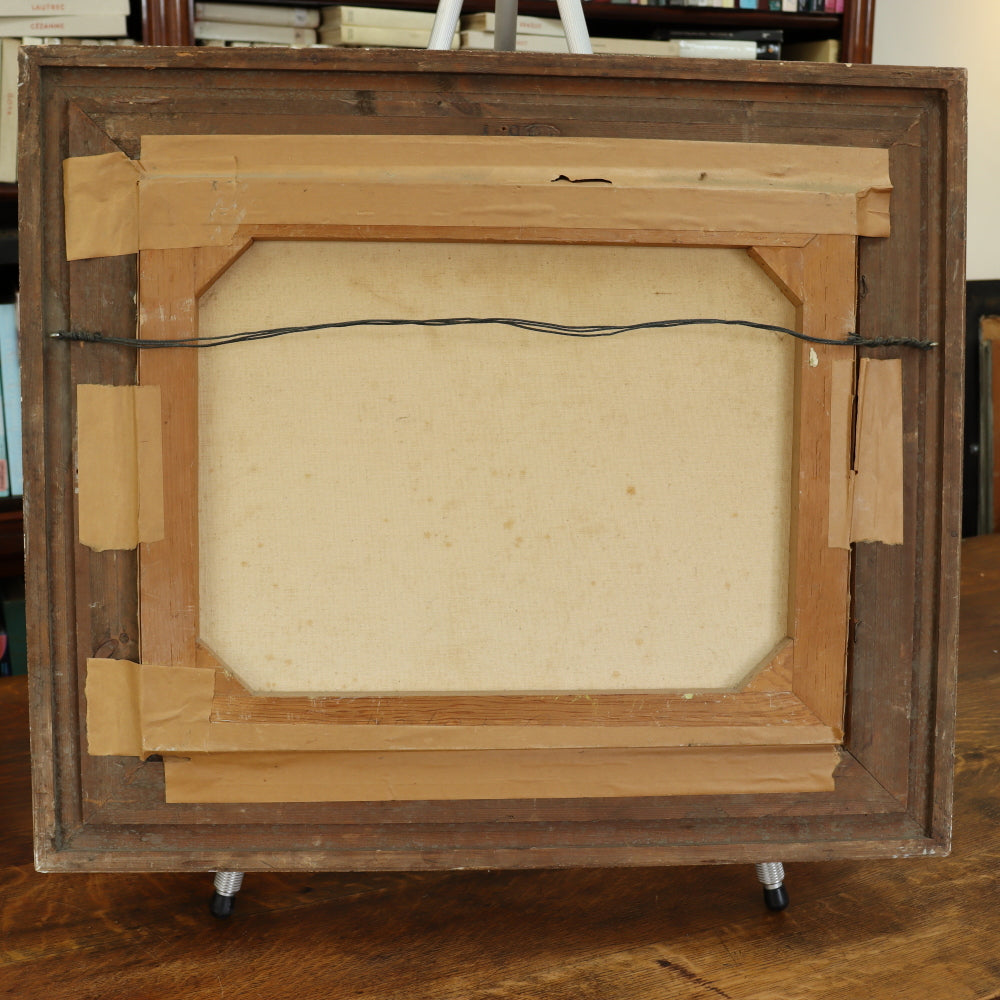 AW565: Mid 20th Century Impressionist Flower Still Life - Signed “Vralato" - Oil on Canvas