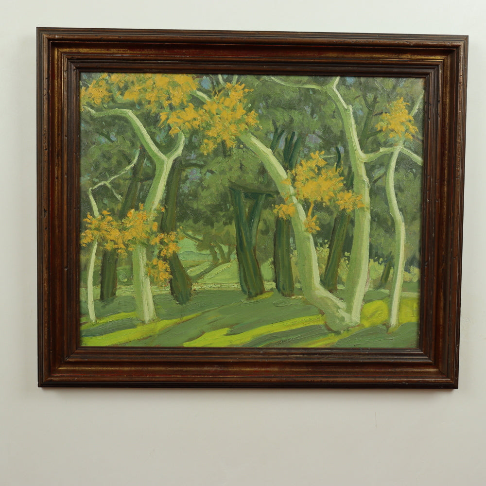 Ralph Holmes -- Early 20th Century California Landscape - Oil on Board Painting | Work of Man