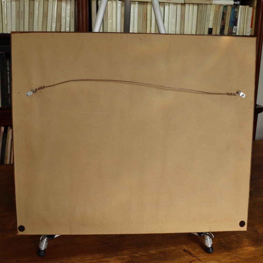 AW109: Ralph Holmes California Impressionist Oil on Board Plein Air Landscape Painting