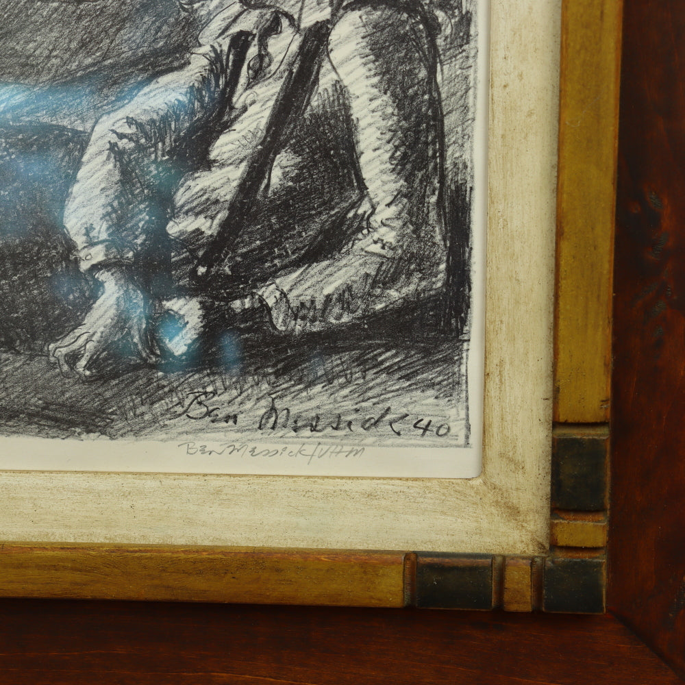 AW8-008: Ben Messick Lithograph "Plantation Party" - Circa 1940