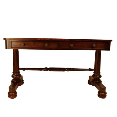 Antique English Regency Rosewood Library Table Early 19th Century | Work of Man