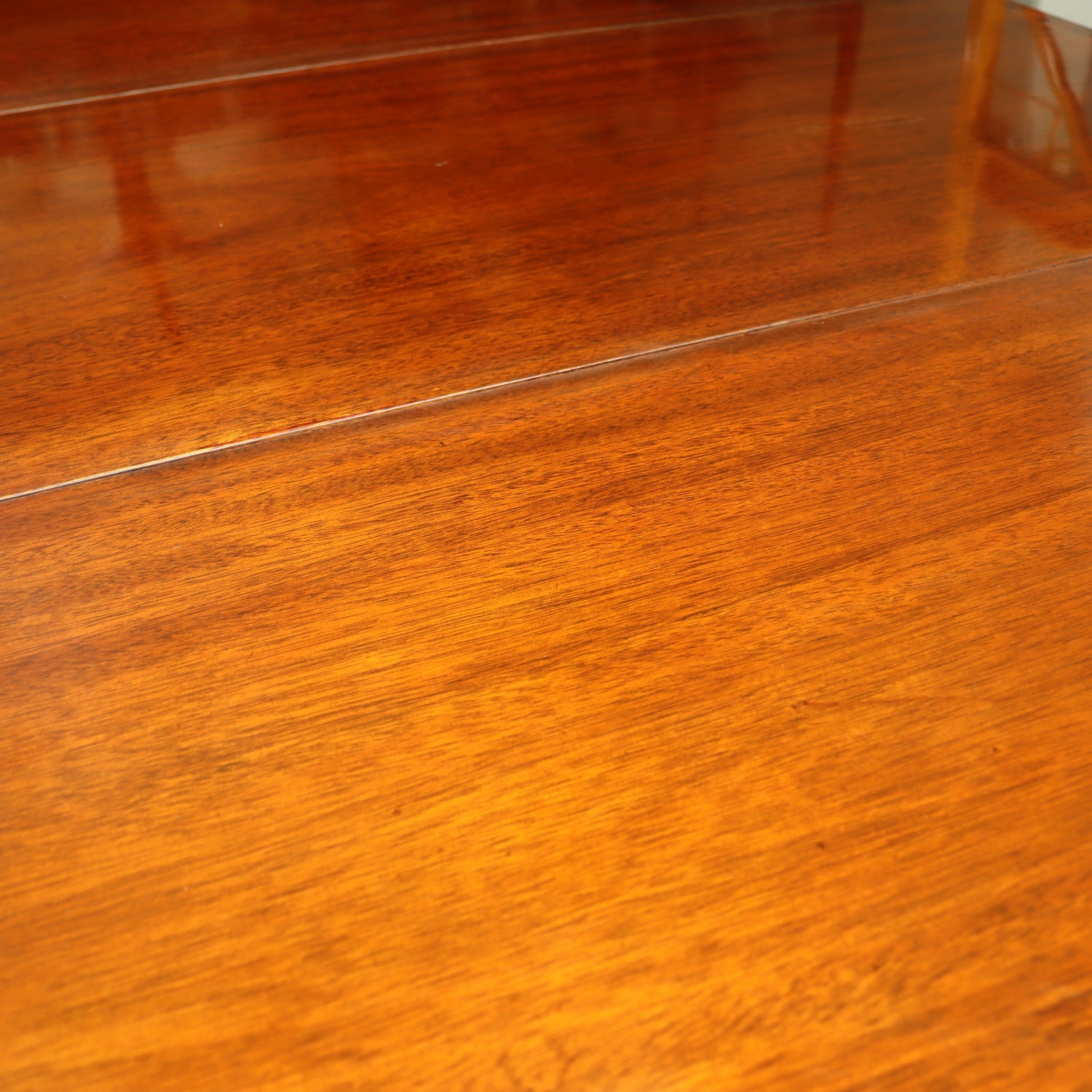 AF1-121: Antique Early 20th Century English Georgian Style Double Pedestal Oval Mahogany Dining Table With Cross Banding