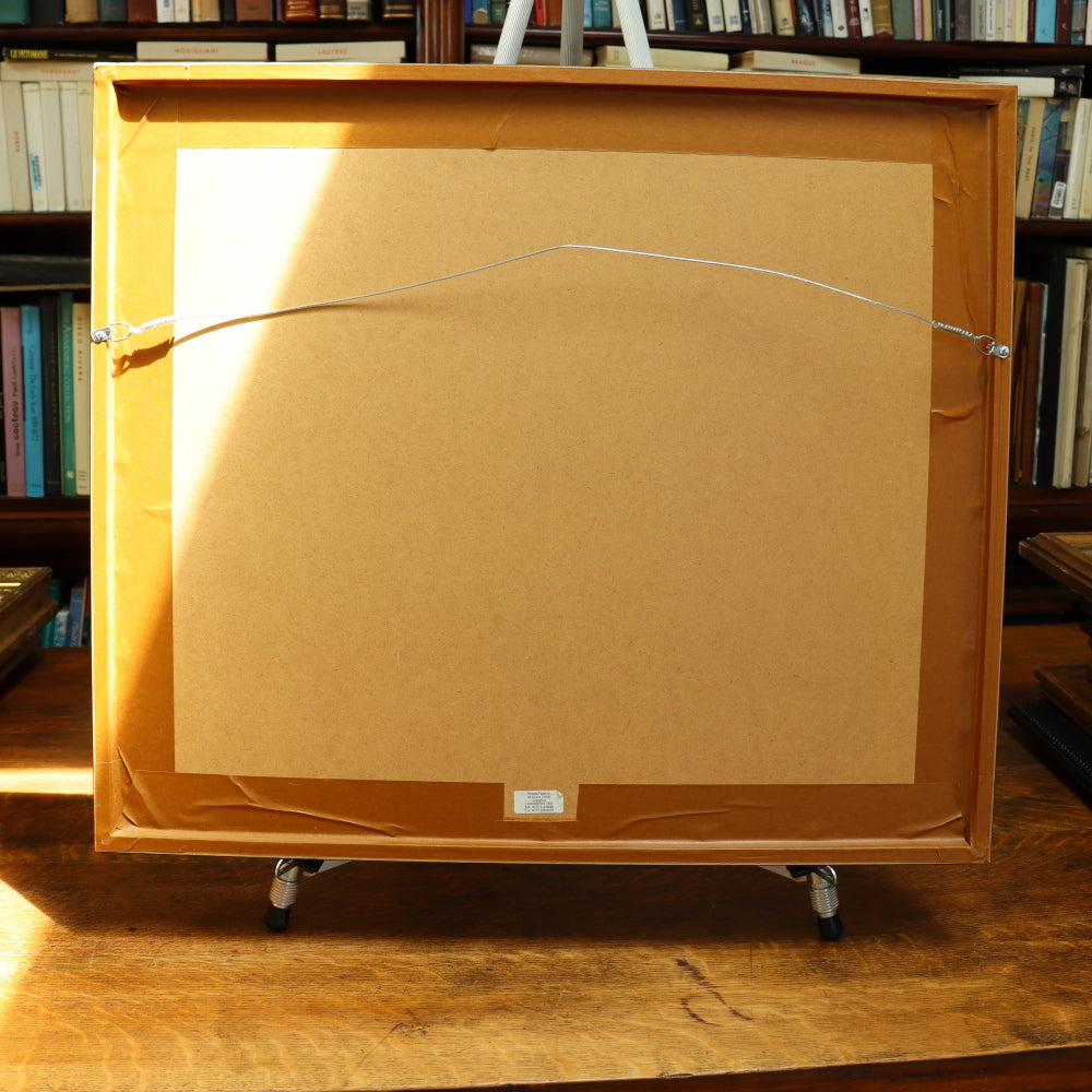 AW7-033: Circa 1690 Etching of Michelangelo Designed Architectural Cornice Details of the Del Palazzo Farnese, Rome By Alessandro Specchi