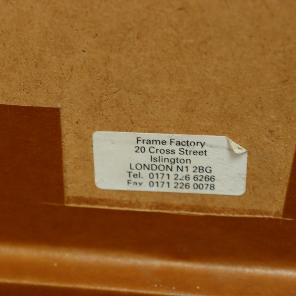 AW7-033: Circa 1690 Etching of Michelangelo Designed Architectural Cornice Details of the Del Palazzo Farnese, Rome By Alessandro Specchi