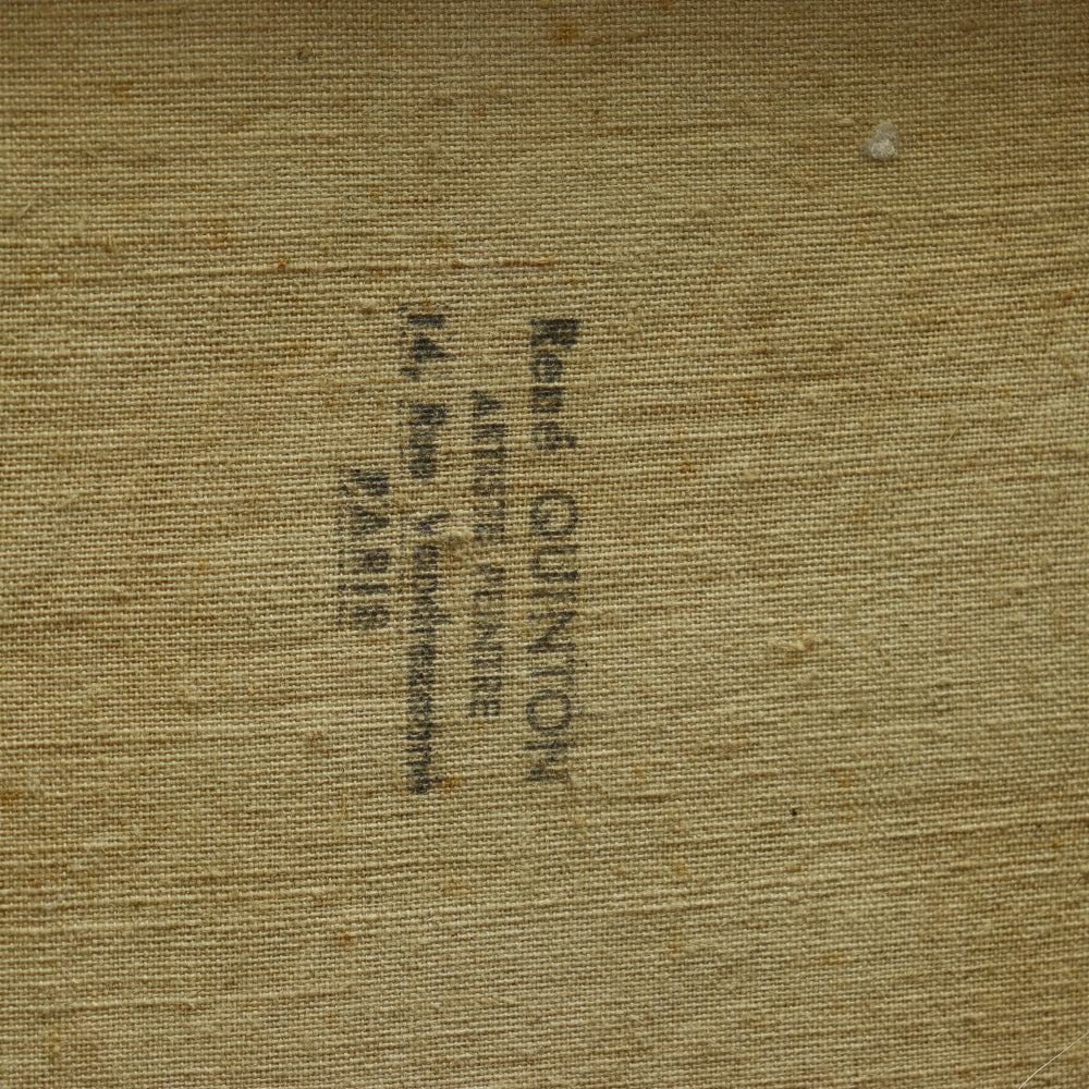 AW640 : Rene Quinton Pair of Early 20th Century Parisian Montmartre Street Scenes Oil on Canvas