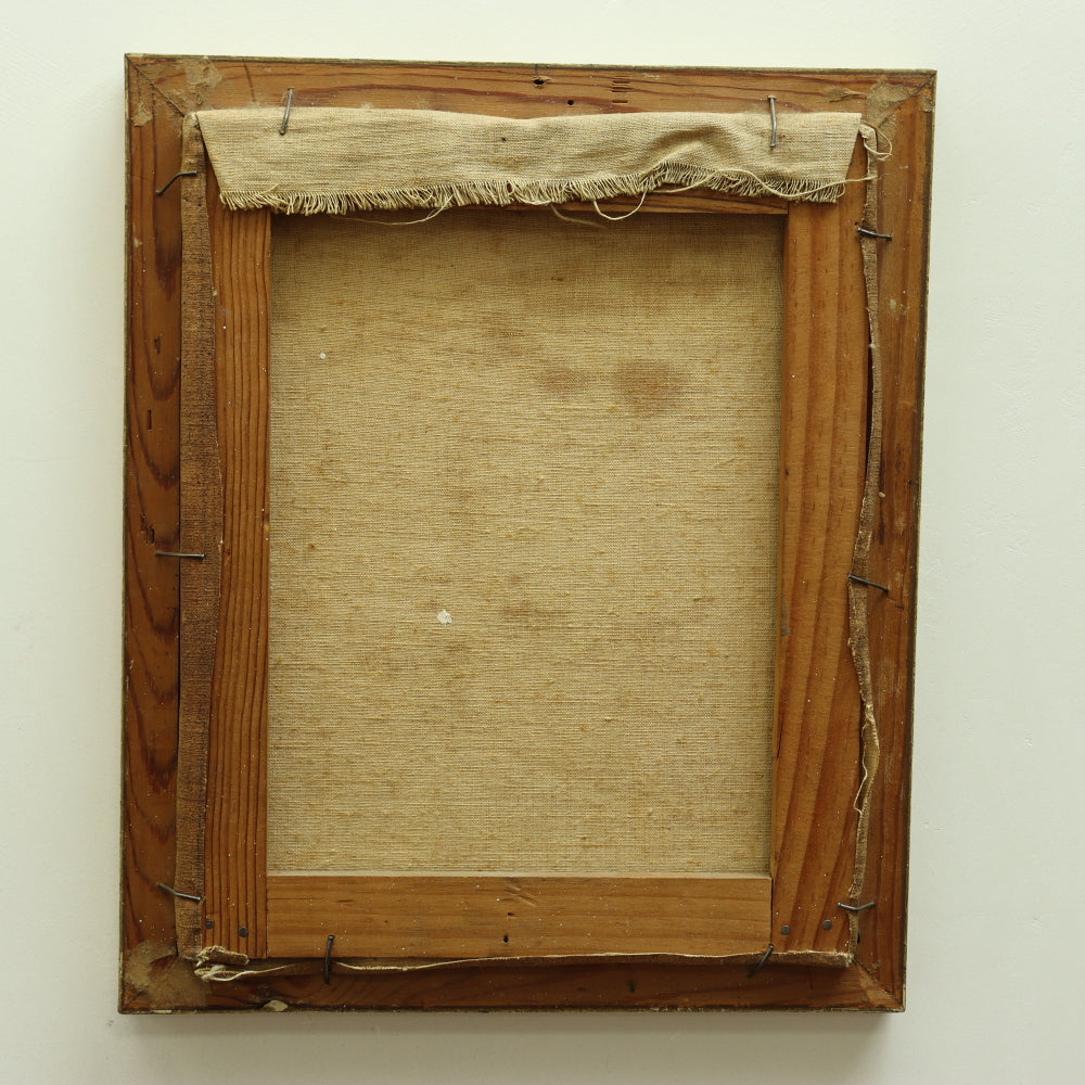 AW640 : Rene Quinton Pair of Early 20th Century Parisian Montmartre Street Scenes Oil on Canvas