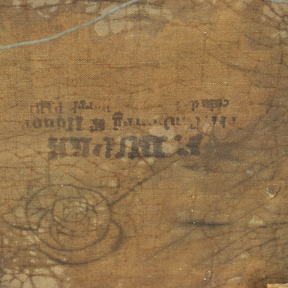 AW642: Late 19th Century European Impressionist Painting of Moroccan Villa Oil on Canvas