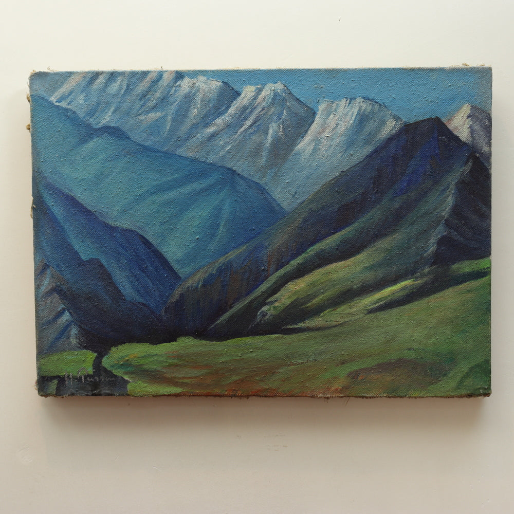 AW644: Alden Peirson Early 20th C California Plein Air Oil on Canvas Landscape Painting