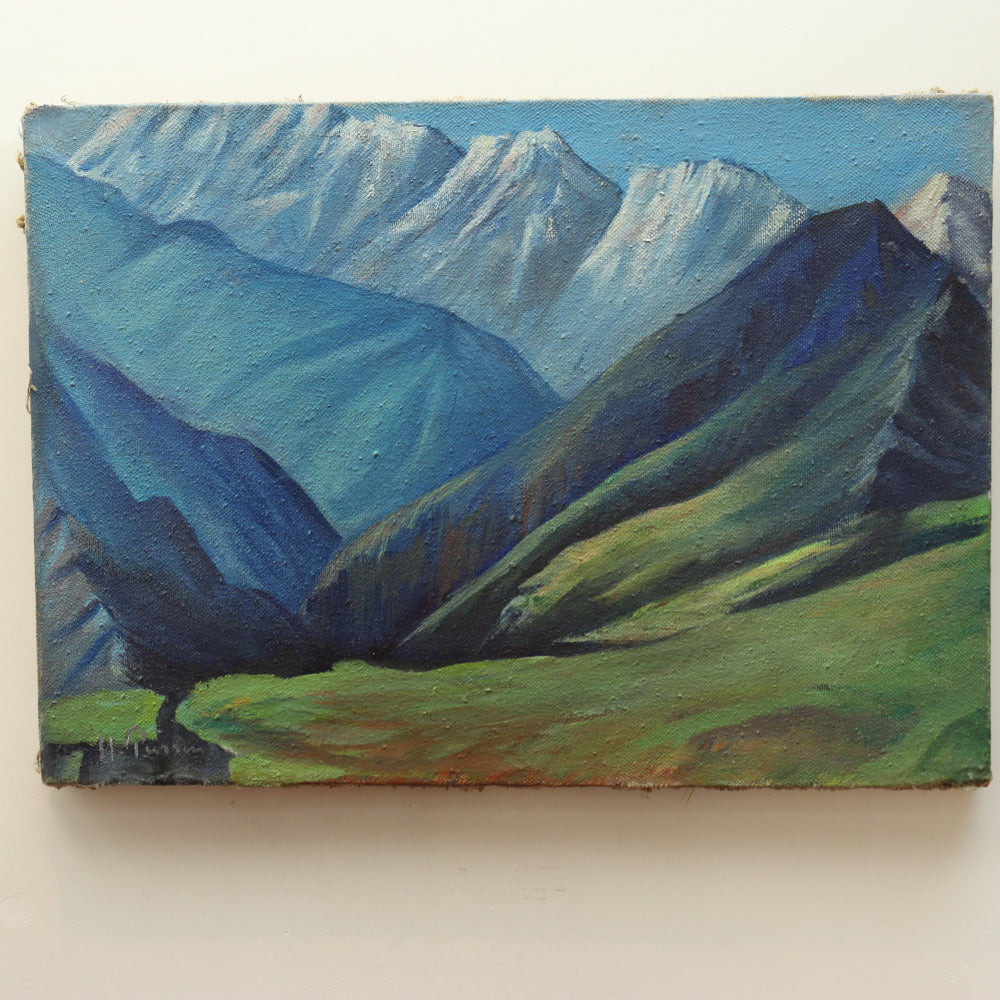 AW644: Alden Peirson Early 20th C California Plein Air Oil on Canvas Landscape Painting