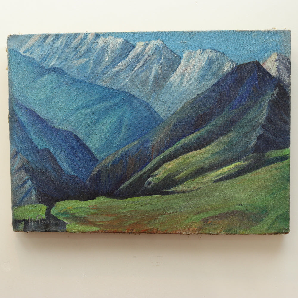 AW644: Alden Peirson Early 20th C California Plein Air Oil on Canvas Landscape Painting