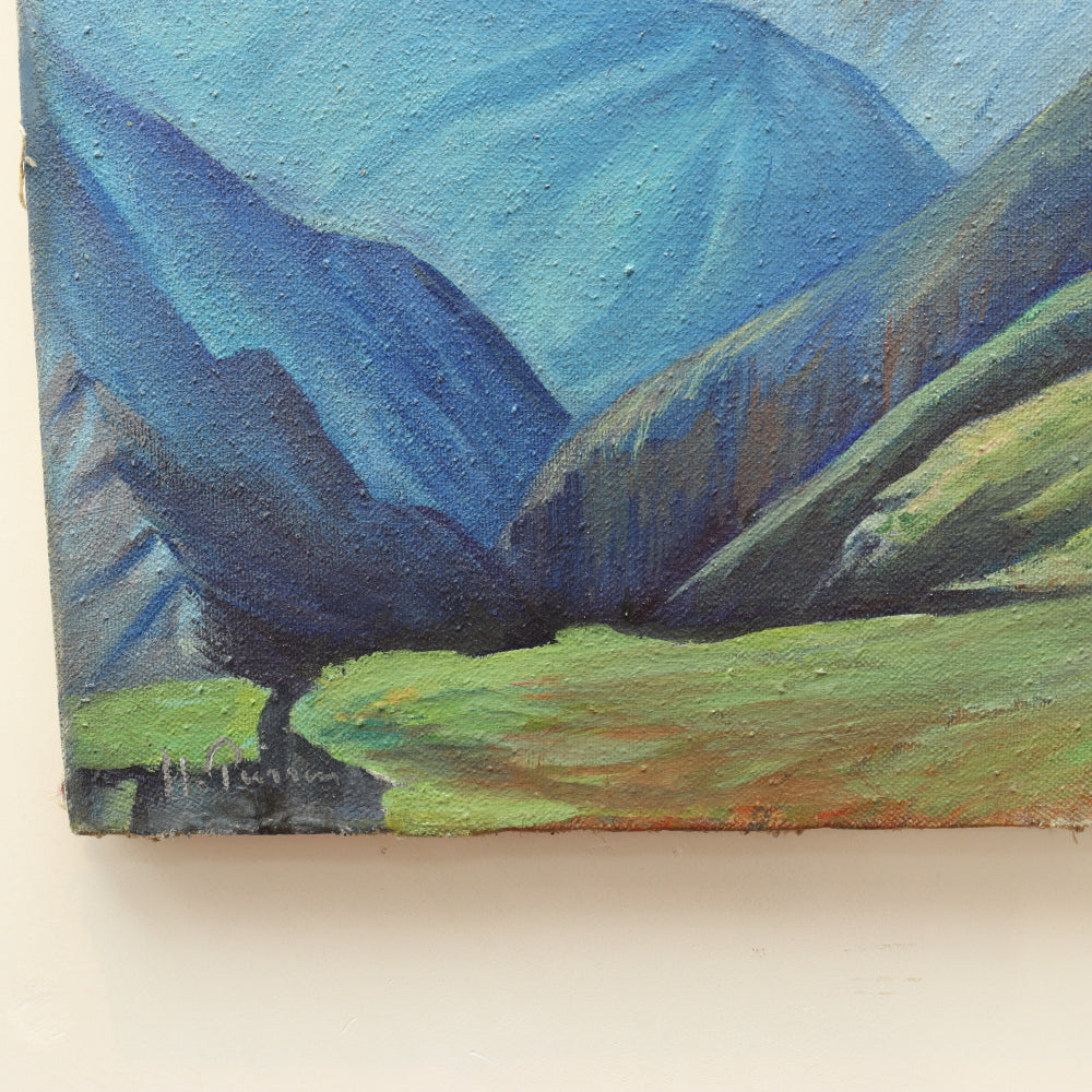 AW644: Alden Peirson Early 20th C California Plein Air Oil on Canvas Landscape Painting