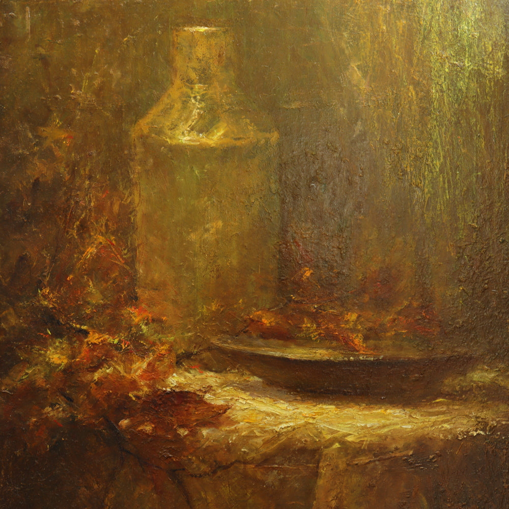AW070: Teodors Grinbergs "Still Life, Autumn" Oil on Board