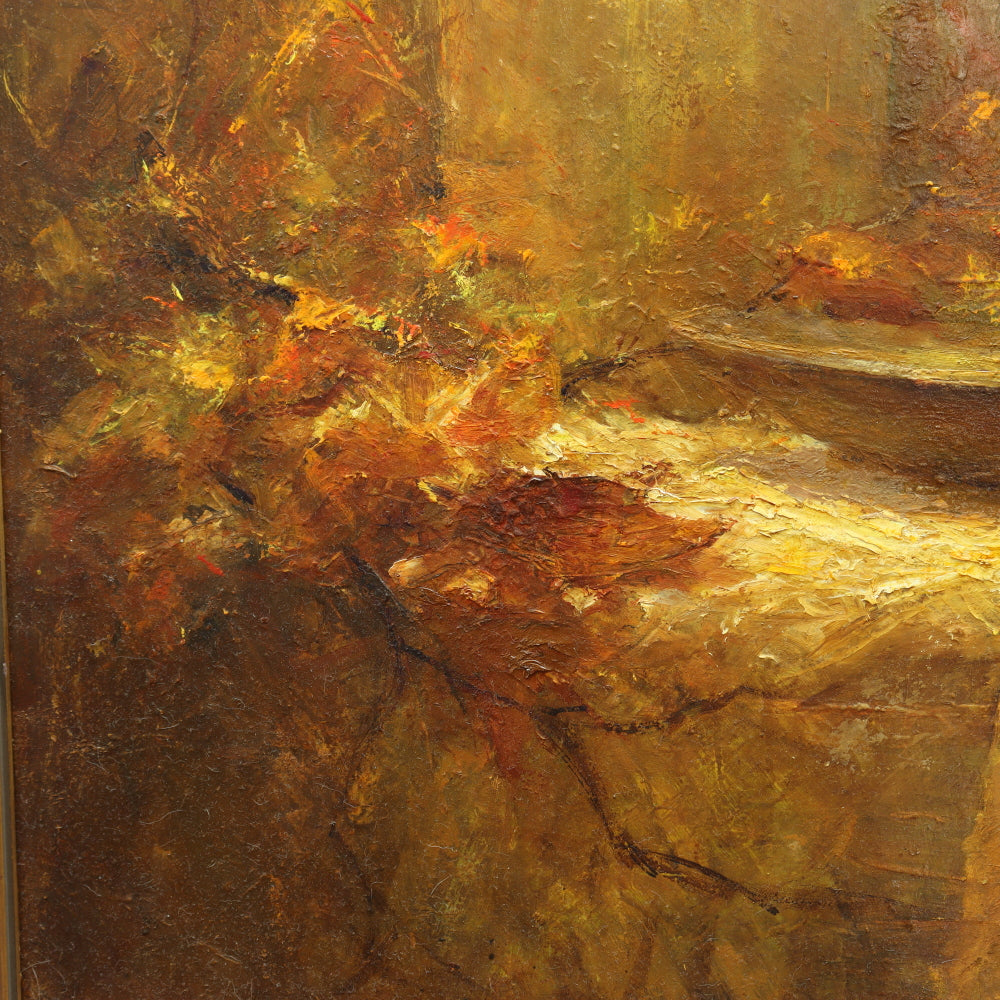 AW070: Teodors Grinbergs "Still Life, Autumn" Oil on Board