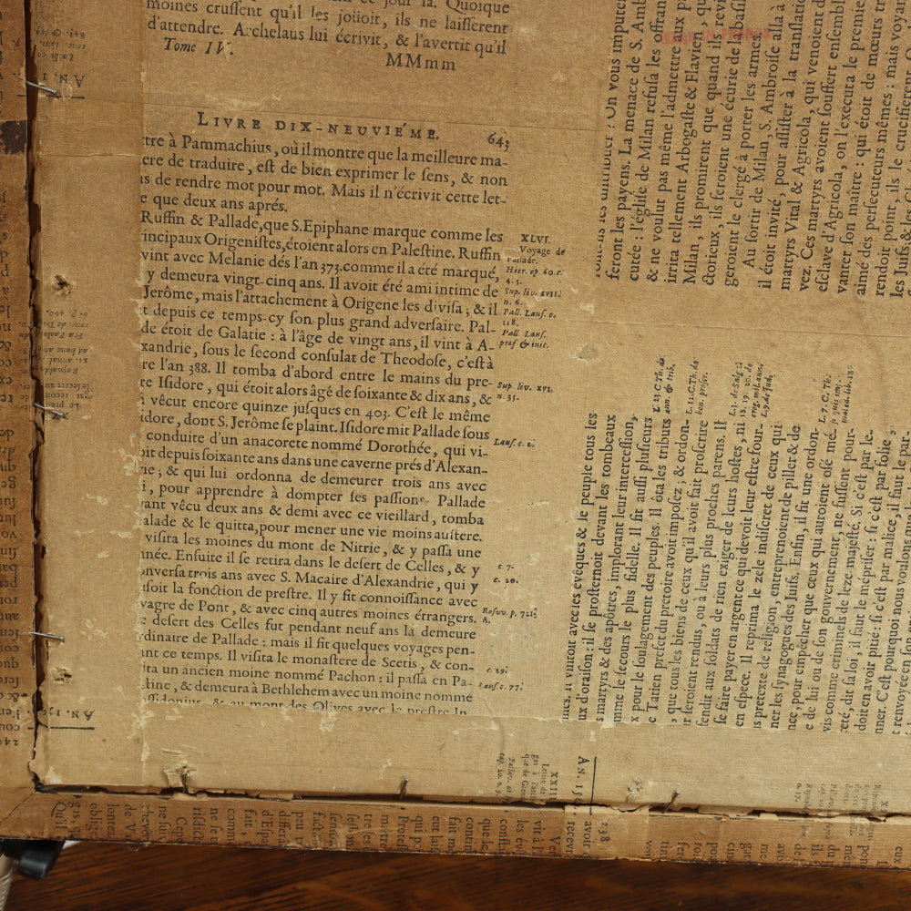 AW7-036: 19th Century Hand Colored Copper Engraving F. Boucher