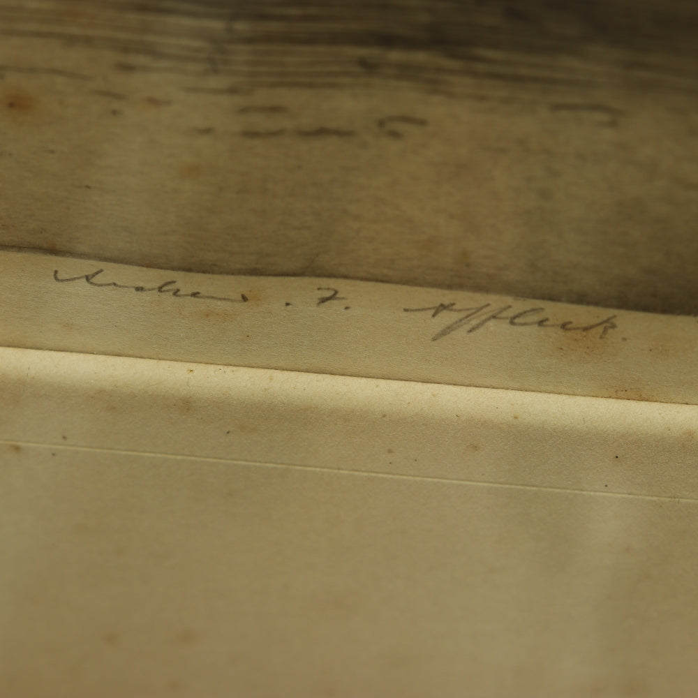 AW7-080: Late 19th C Etching of Arched Moorish Ached Doorway