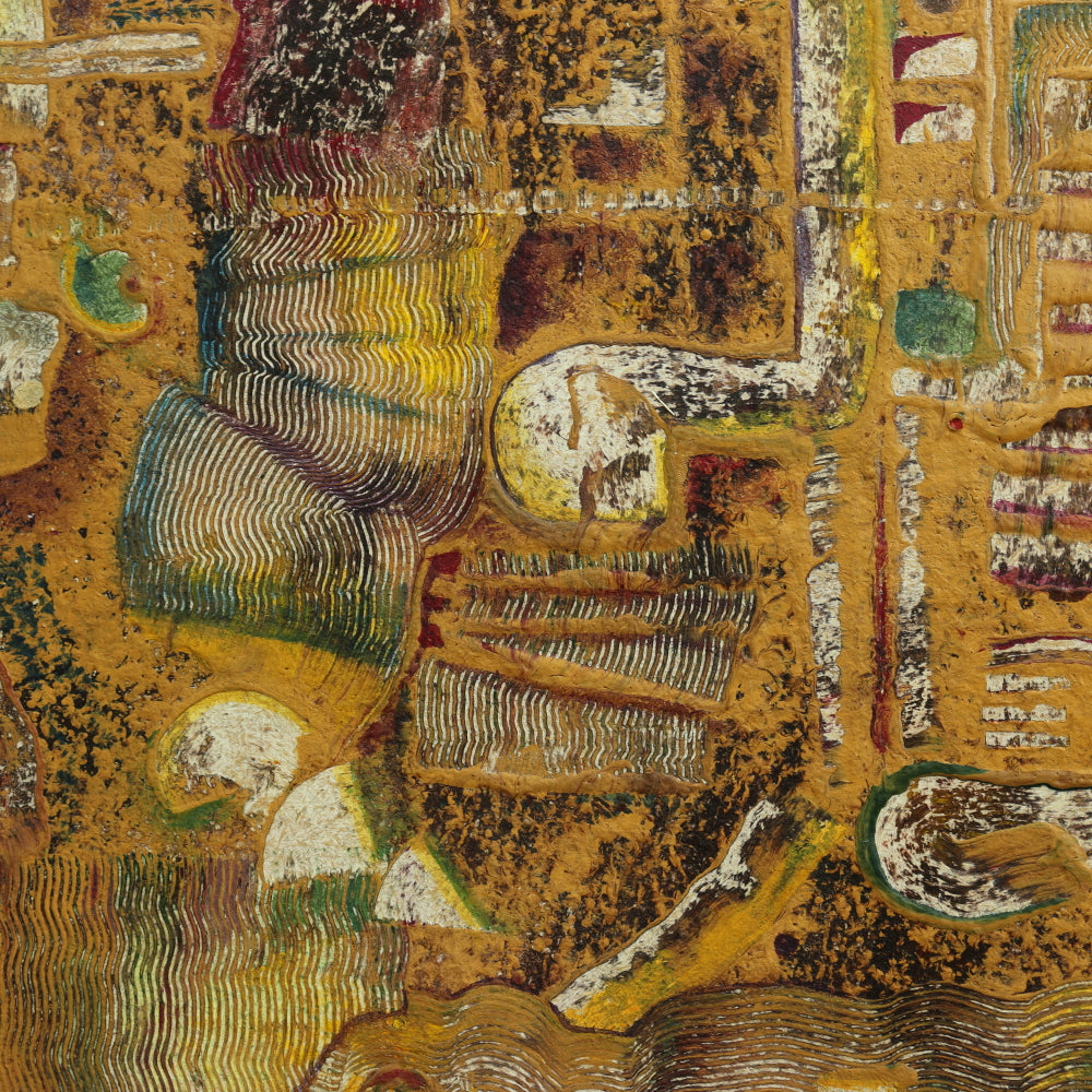 AW071: Latin School - Modern Abstract - Oil on Board