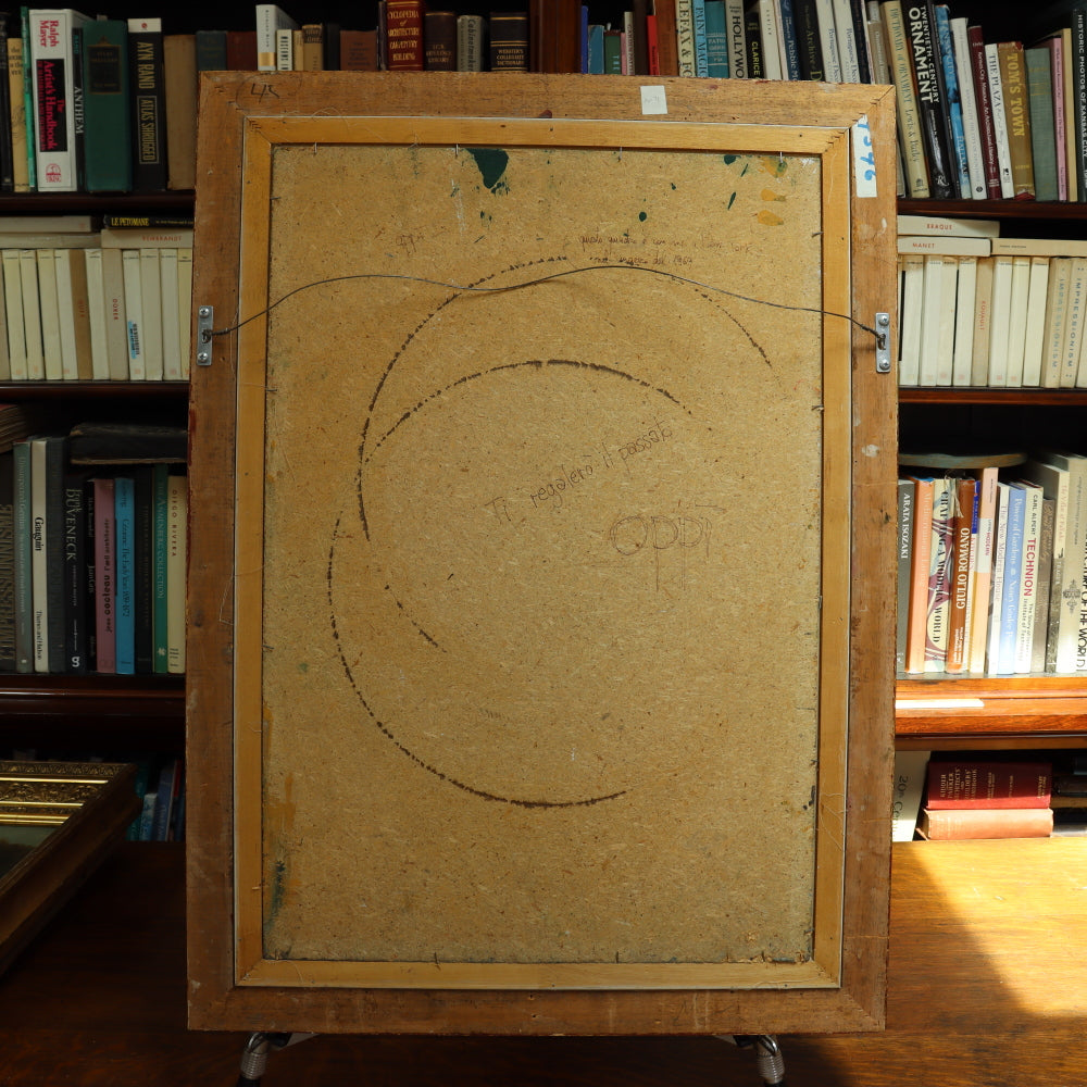 AW071: Latin School - Modern Abstract - Oil on Board